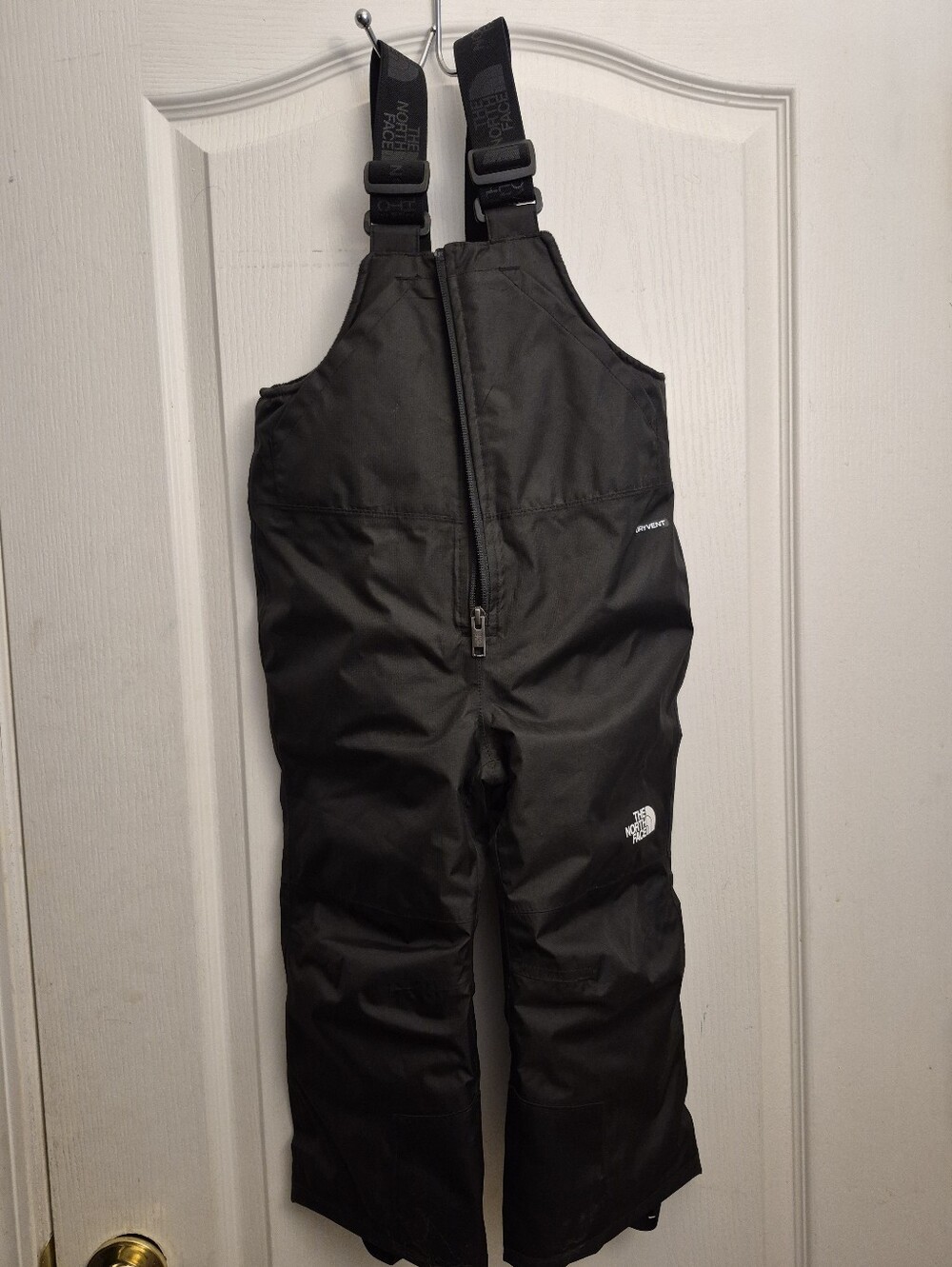 The North Face Kids Black Insulated Snow Bib Overalls